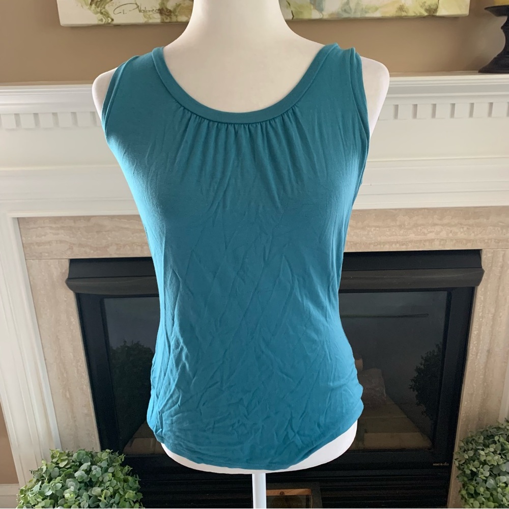 Ann Taylor Teal Classic Sleeveless Top (Size Small)